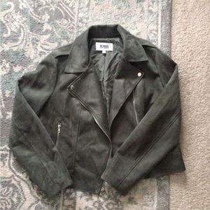 BB Dakota moto jacket faux suede XL